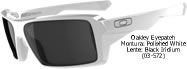 Oakley Eyepatch Polished White_Black Iridium (03-572)